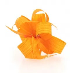 Burnt Orange Raffia Pull-Bow Ribbon